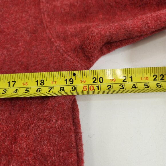 Real Clothes Red Cardigan Sweater w/ Pockets Red Size Small Vtg - Picture 6 of 9